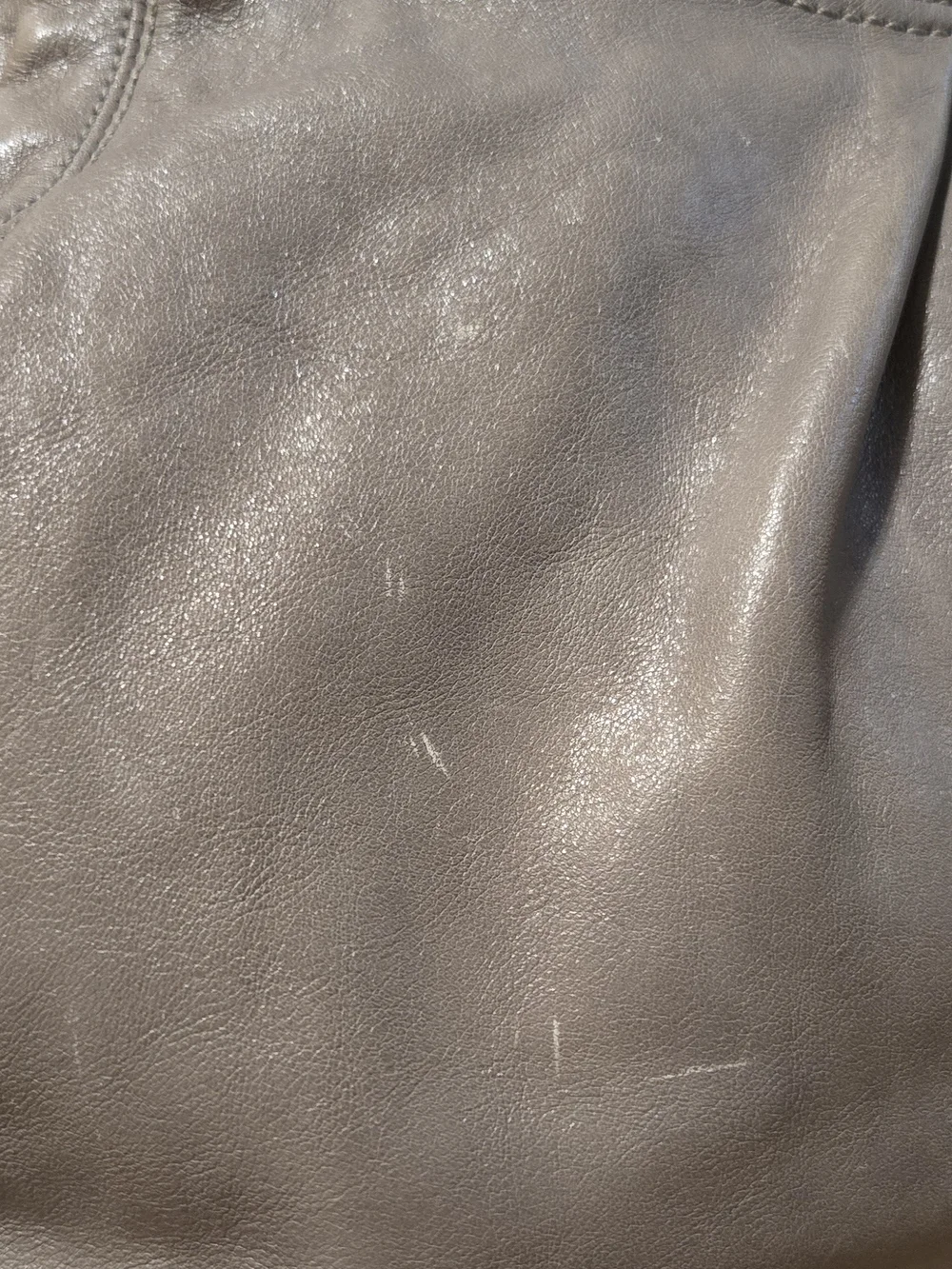 coach | maggie hobo shoulder bag | leather | grey | vintage | y2k